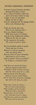 Sangster ME 1838 1912 Book of Homespun Verse 1911 Buying Christmas Presents 1 A4 Photo Print