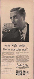 Sanka Coffee Man Vintage Retro Advert Ads A4 Photo Print