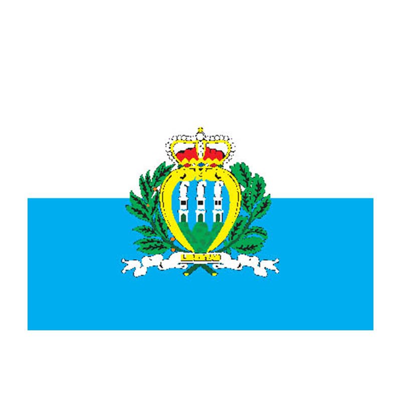 Sanmarino Flag N746 A4 Photo Print