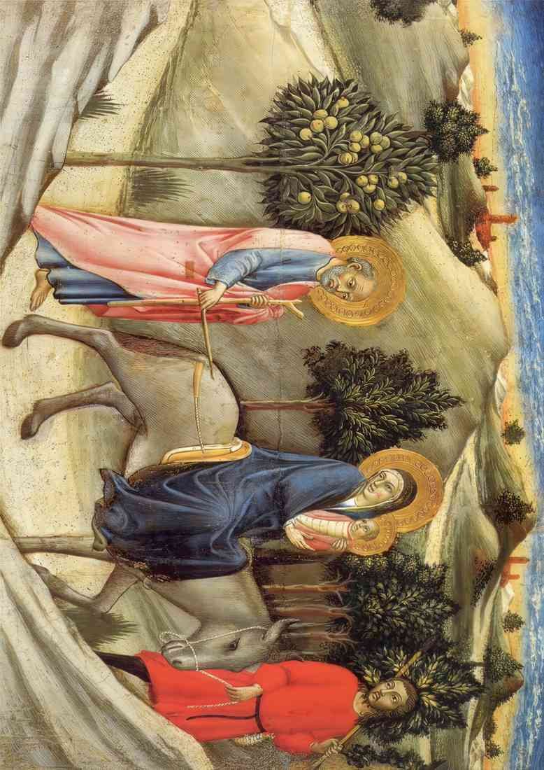 Sano di Pietro pietro8 Flight to Egypt A4 Photo Print