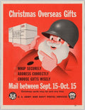 Santa Box Jones American World War II Advert Poster