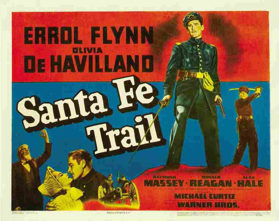 Santa Fe Trail 1940 02  film star poster A4 Photo Print