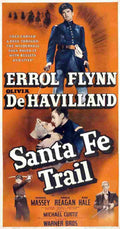 Santa Fe Trail 1940 03  film star poster A4 Photo Print