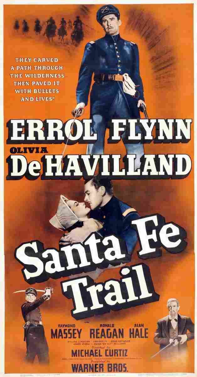 Santa Fe Trail 1940 03  film star poster A4 Photo Print