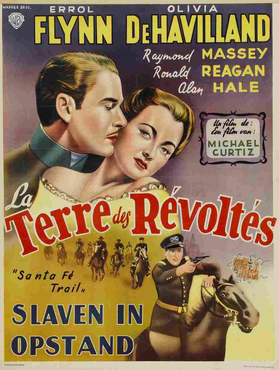 Santa Fe Trail 1940 04  film star poster A4 Photo Print