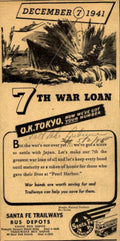 Santa Fe War Vintage Retro Advert Ads A4 Photo Print