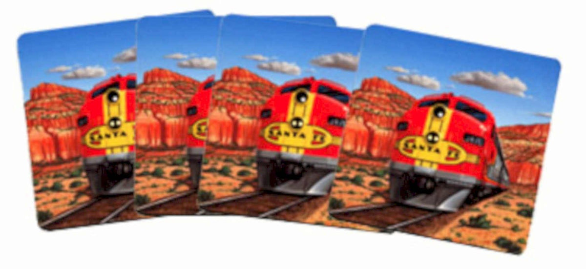 Santa Train Redrock Vintage Retro Advert Ads A4 Photo Print