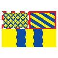 Saoneetloire Dep Flag N2979 A4 Photo Print