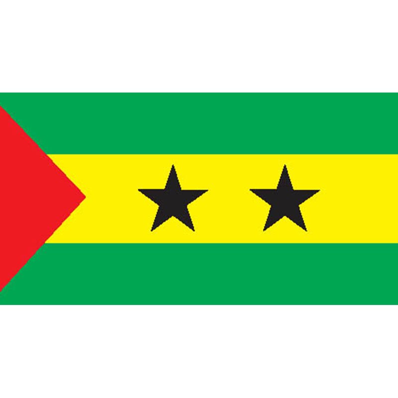Saotomeandprincipe Flag N1787 A4 Photo Print