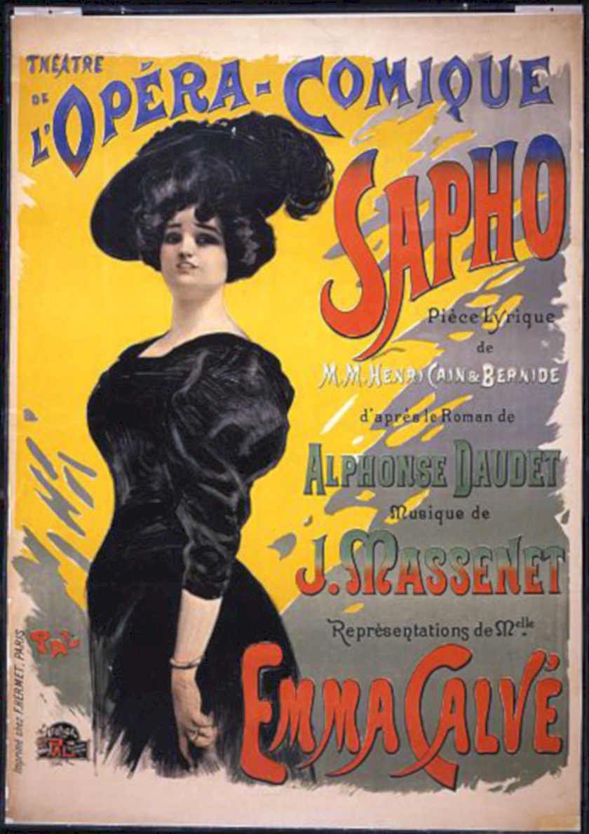 Saphio Opera Comedy Vintage Retro Advert Poster A4 Photo Print