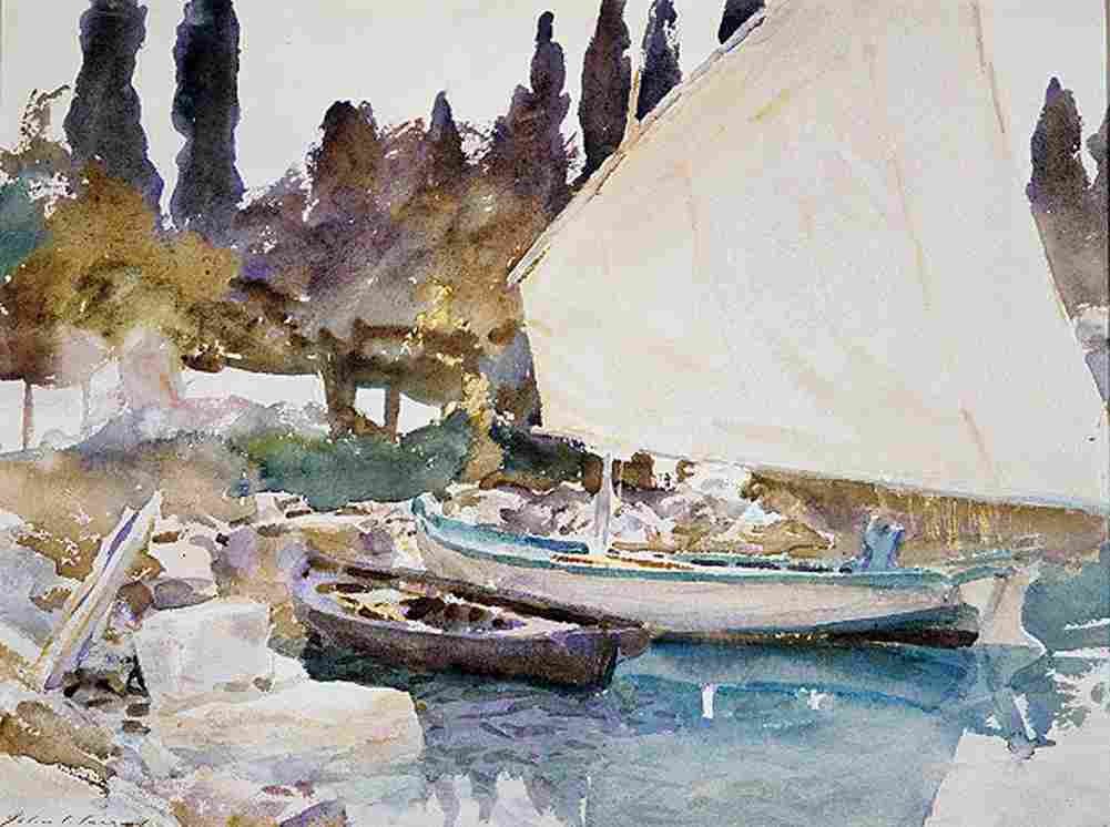 Sar Boats Art A4 Photo Print