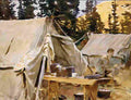 Sar Camp at Lake O Hara Art A4 Photo Print