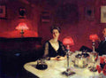 Sar Dinner Table at Night Art A4 Photo Print