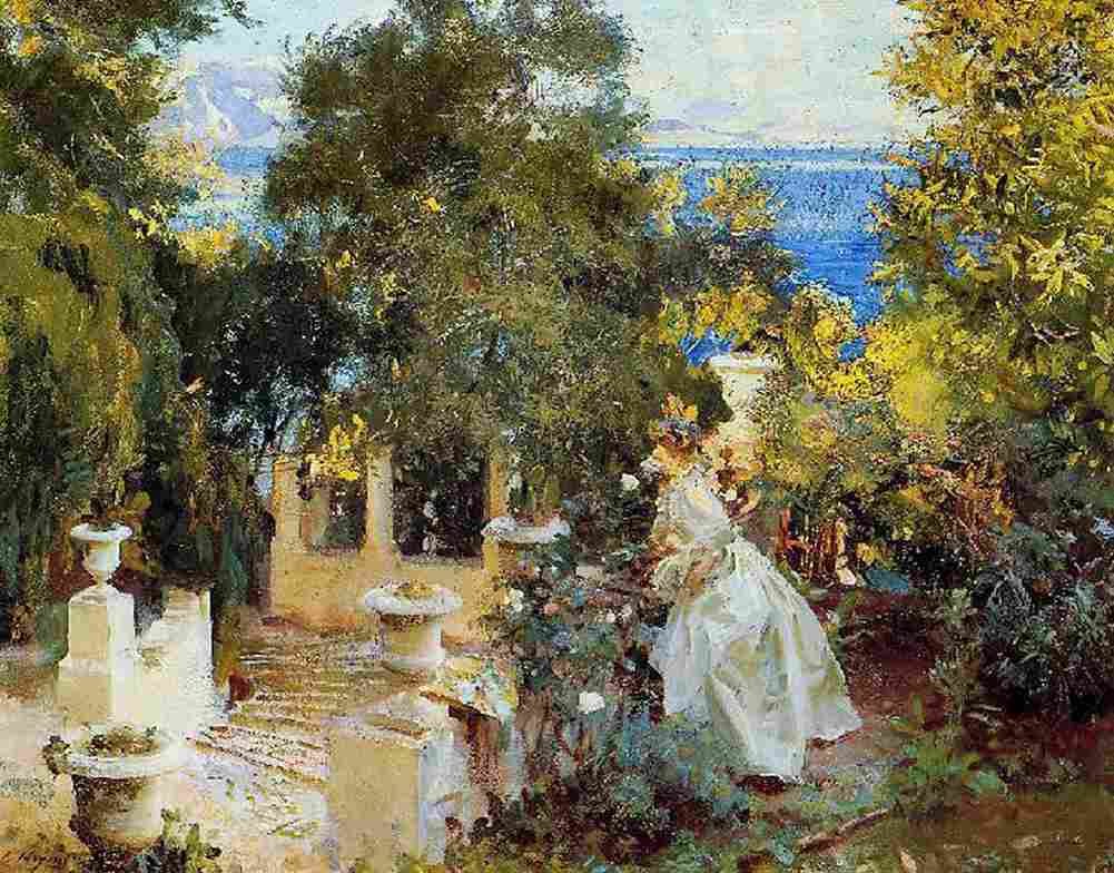 Sar Garden in Corfu Art A4 Photo Print
