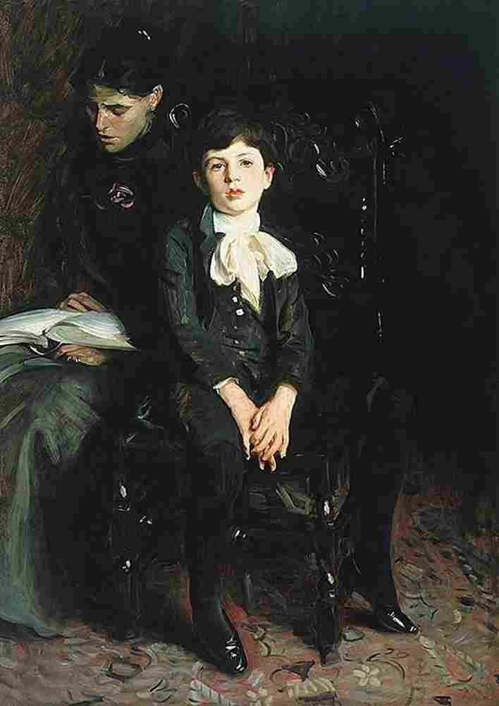 Sar Homer Saint Gaudens and His Mother Art A4 Photo Print