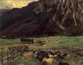 Sar Sheepfold in Tirol Art A4 Photo Print