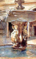 Sar Spanish Fountain Art A4 Photo Print