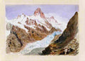 Sar Splendid Mountain Watercolours Art A4 Photo Print