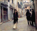 Sar Street in Venice with Walker Art A4 Photo Print