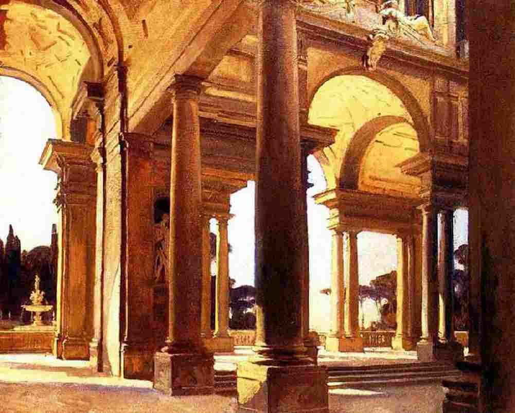 Sar Study of Architecture Florence Art A4 Photo Print