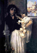 Sar Venetian Onion Seller Art A4 Photo Print