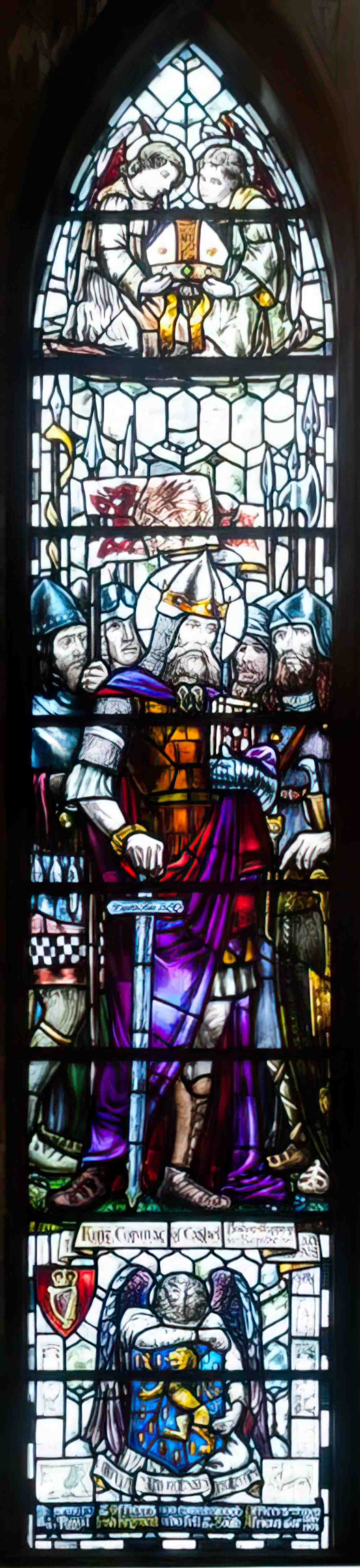 Sarah Purser dublin st patrick s cathedral north transept window king Art A4 Photo Print