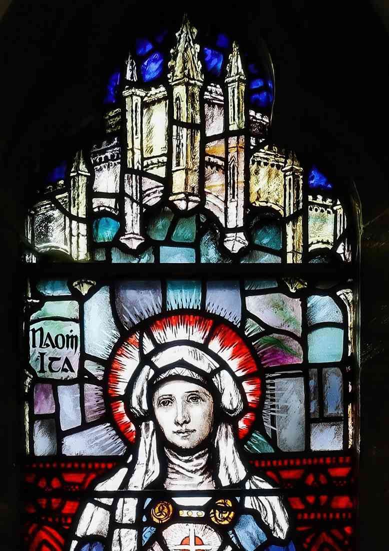 Sarah Purser loughrea st brendan s cathedral baptistry window st ita catherine o brien 2026 1 A4 Photo Print