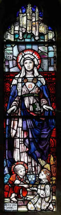Sarah Purser loughrea st brendan s cathedral baptistry window st ita catherine o brien 2026 A4 Photo Print