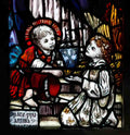 Sarah Purser loughrea st brendan s cathedral baptistry window st ita l Art A4 Photo Print