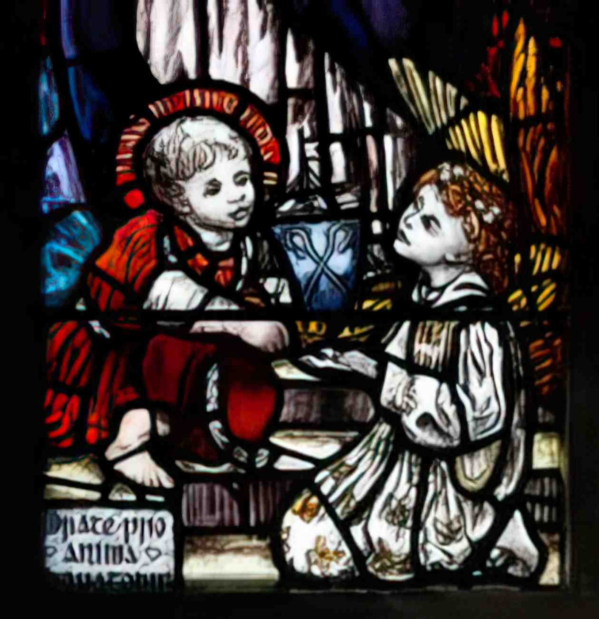 Sarah Purser loughrea st brendan s cathedral baptistry window st ita l Art A4 Photo Print