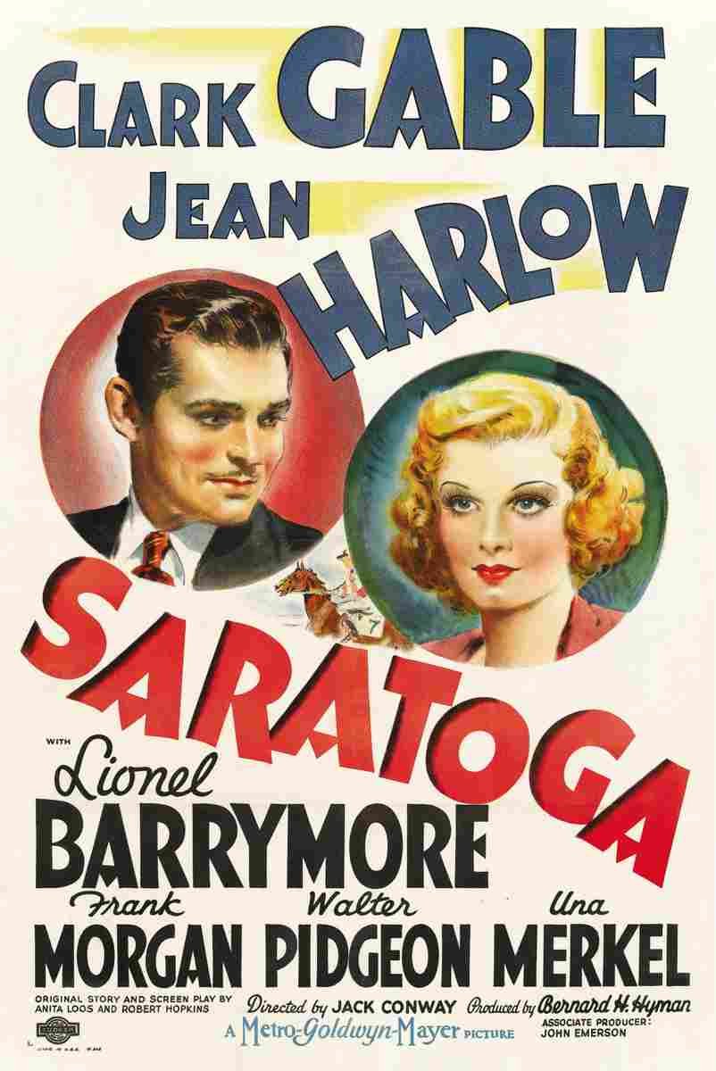 Saratoga 01  film star poster A4 Photo Print