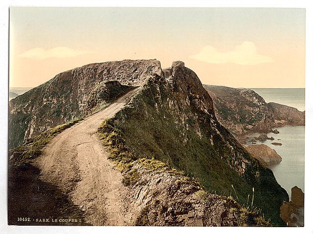 Sark the Coupee I Channel Islands Vintage A4 Photo Print