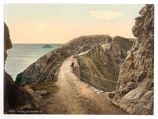 Sark the Coupee II Channel Islands Vintage A4 Photo Print