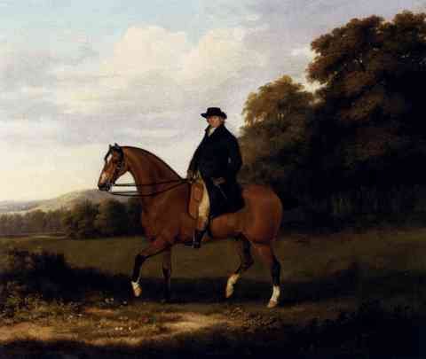 Sartorius John Nost A Gentleman And His Bay Hack A4 Photo Print