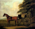 Sartorius John Nost A Horse And Carriage In A Landscape A4 Photo Print