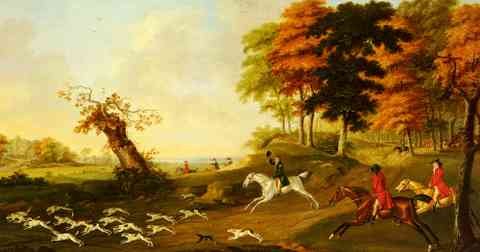 Sartorius John Nost Fox Hunting A4 Photo Print