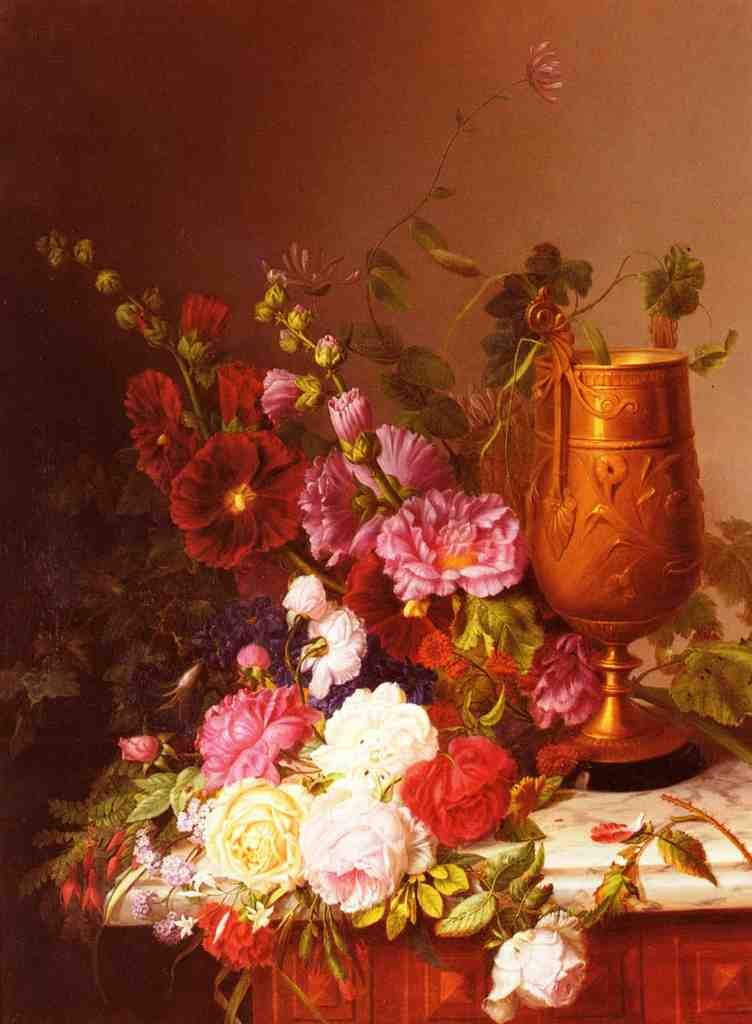 Sartorius Virginie de Arranging The Bouquet A4 Photo Print