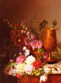 Sartorius Virginie de Arranging The Bouquet A4 Photo Print