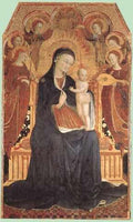 SassettVirgin And Child Adored By Six Angels A4 Photo Print