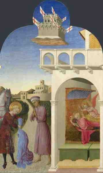 Sassetta Saint Francis And The Poor Knight, And Francis'S Vision A4 Photo Print