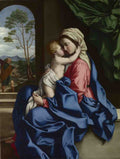 Sassoferrato The Virgin and Child Embracing A4 Photo Print