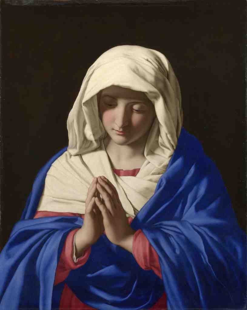 Sassoferrato The Virgin in Prayer A4 Photo Print
