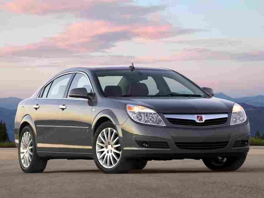 Saturn Aura 3642 25 Car A4 Photo Print