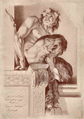 Satyr Sitting On A Ledge 18thc A4 Photo Print