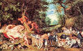 Satyrs And Hounds Rubens A4 Photo Print