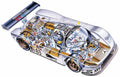 Sauber C9 cutaway A4 Photo Print