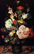Savery Roelandt Jacobsz Flowers In A Vase A4 Photo Print