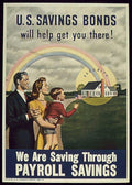 Savings Bonds Family Vintage Retro Advert Poster A4 Photo Print