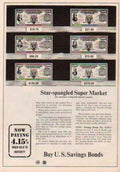 Savings Bonds Grid Vintage Retro Advert Ads A4 Photo Print