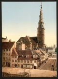 Saviour Church Copenhagen Vintage A4 Photo Print